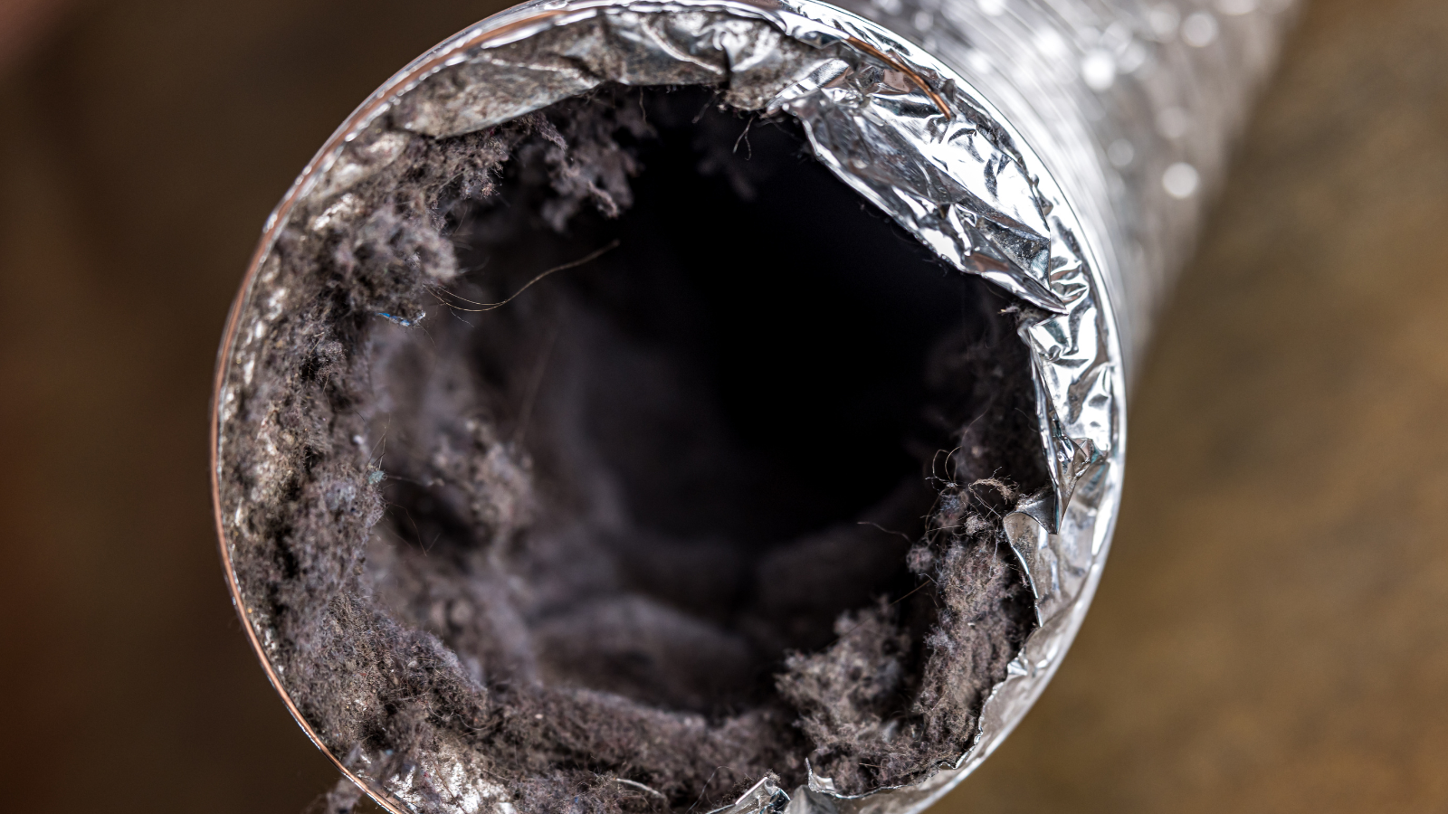 Dust collecting inside of duct system